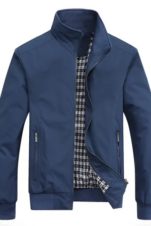 2025 Spring Autumn Casual Solid Fashion Slim Bomber Jacket Men Overcoat New Arrival Baseball Jackets Men's Jacket M-6XL 8XL Top