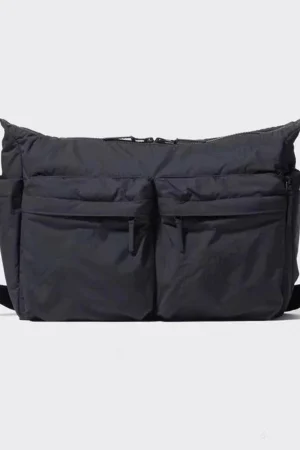 Top Quality Thickened Casual Messenger Bag, Single Shoulder Bag Large Capacity Laptop Bag, Multi Pocket Sports Bag for Men Women